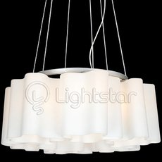 Светильник с арматурой хрома цвета, плафонами белого цвета Lightstar 802160