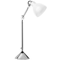 Настольная лампа с арматурой хрома цвета, плафонами белого цвета Lightstar 865914