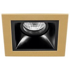 Точечный светильник с металлическими плафонами чёрного цвета Lightstar D51307