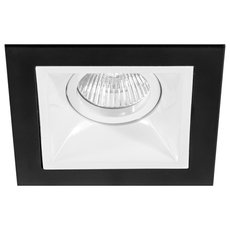 Точечный светильник с металлическими плафонами чёрного цвета Lightstar D51706