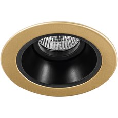 Точечный светильник с металлическими плафонами чёрного цвета Lightstar D61307