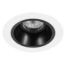 Точечный светильник с металлическими плафонами чёрного цвета Lightstar D61607