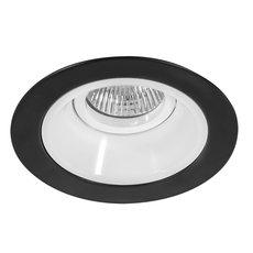 Точечный светильник с металлическими плафонами чёрного цвета Lightstar D61706