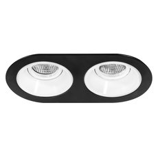 Точечный светильник с металлическими плафонами чёрного цвета Lightstar D6570606