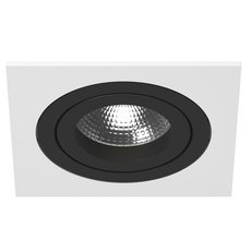 Точечный светильник с арматурой белого цвета, плафонами чёрного цвета Lightstar i51607