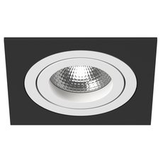 Точечный светильник с арматурой чёрного цвета, металлическими плафонами Lightstar i51706