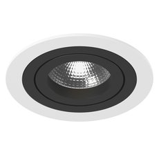 Точечный светильник с арматурой белого цвета, плафонами чёрного цвета Lightstar i61607