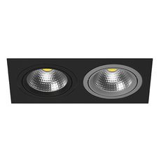 Точечный светильник с металлическими плафонами чёрного цвета Lightstar i8270709