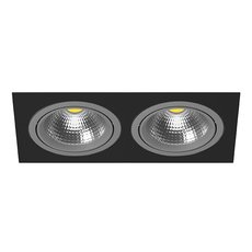 Точечный светильник с металлическими плафонами чёрного цвета Lightstar i8270909