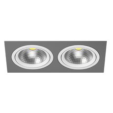 Точечный светильник с арматурой серого цвета, металлическими плафонами Lightstar i8290606