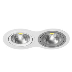 Точечный светильник с плафонами белого цвета Lightstar i9260609