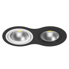 Точечный светильник с арматурой чёрного цвета, металлическими плафонами Lightstar i9270607