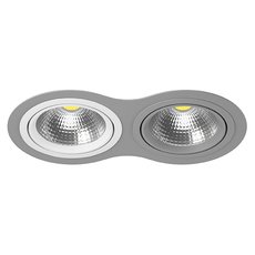 Точечный светильник с металлическими плафонами серого цвета Lightstar i9290609