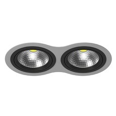 Точечный светильник с арматурой серого цвета, металлическими плафонами Lightstar i9290707