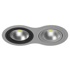 Точечный светильник с металлическими плафонами серого цвета Lightstar i9290709