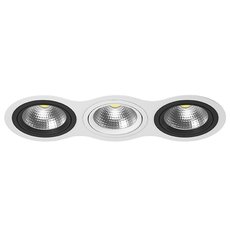 Точечный светильник с арматурой белого цвета, металлическими плафонами Lightstar i936070607
