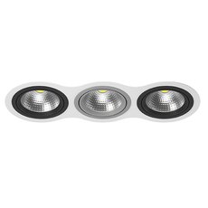 Точечный светильник с арматурой белого цвета, металлическими плафонами Lightstar i936070907