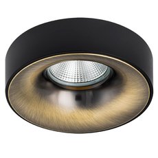 Точечный светильник с арматурой чёрного цвета Lightstar L01002127