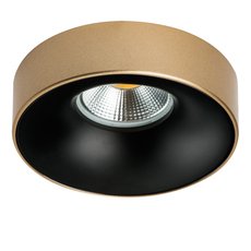 Точечный светильник с арматурой золотого цвета, металлическими плафонами Lightstar L01002723