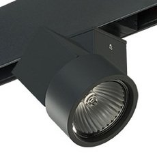 Шинная система с арматурой чёрного цвета, плафонами чёрного цвета Lightstar PRO051027