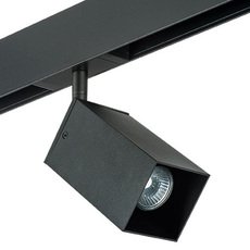 Шинная система с металлическими плафонами чёрного цвета Lightstar PRO216587