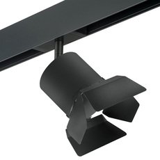 Шинная система с арматурой чёрного цвета, металлическими плафонами Lightstar PRO3487487