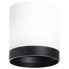 Точечный светильник с арматурой белого цвета, плафонами чёрного цвета Lightstar R34863487