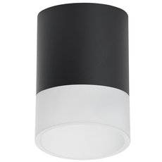 Точечный светильник с арматурой чёрного цвета, пластиковыми плафонами Lightstar R348781