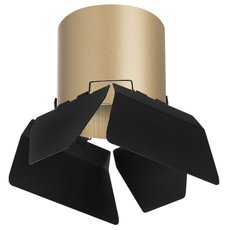Точечный светильник с плафонами чёрного цвета Lightstar R3490487