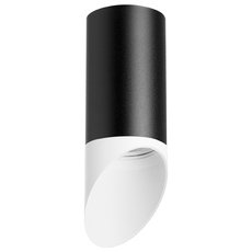 Точечный светильник с арматурой чёрного цвета, плафонами белого цвета Lightstar R43736