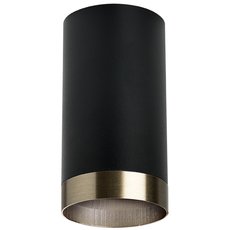Точечный светильник с арматурой чёрного цвета Lightstar R437431