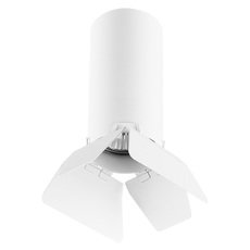 Точечный светильник с арматурой белого цвета, плафонами белого цвета Lightstar R486436