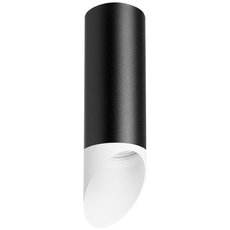 Точечный светильник с арматурой чёрного цвета, плафонами белого цвета Lightstar R48736