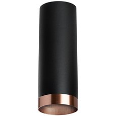 Точечный светильник с арматурой чёрного цвета, металлическими плафонами Lightstar R487430