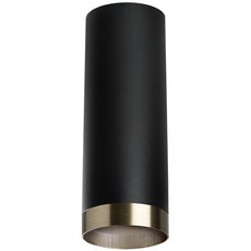 Точечный светильник с арматурой чёрного цвета, металлическими плафонами Lightstar R487431