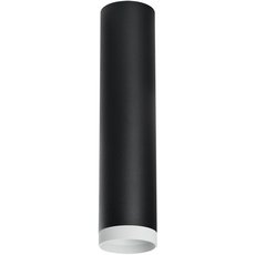 Точечный светильник с арматурой чёрного цвета, металлическими плафонами Lightstar R4973436