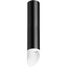 Точечный светильник с арматурой чёрного цвета, плафонами белого цвета Lightstar R49736