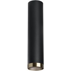 Точечный светильник с арматурой чёрного цвета Lightstar R497431