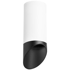 Точечный светильник с арматурой белого цвета, плафонами чёрного цвета Lightstar R648687