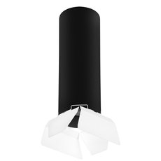 Точечный светильник с плафонами белого цвета Lightstar R6497486