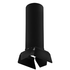 Точечный светильник с арматурой чёрного цвета Lightstar R6497487