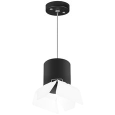 Светильник с арматурой чёрного цвета, плафонами белого цвета Lightstar RP3487486