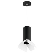 Светильник с арматурой чёрного цвета, металлическими плафонами Lightstar RP487436