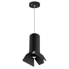 Светильник с арматурой чёрного цвета, плафонами чёрного цвета Lightstar RP487437