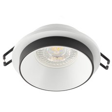 Точечный светильник с арматурой белого цвета, металлическими плафонами DENKIRS DK2401-BK