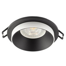 Точечный светильник с металлическими плафонами чёрного цвета DENKIRS DK2400-BK