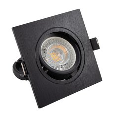 Точечный светильник с металлическими плафонами чёрного цвета DENKIRS DK3021-BK