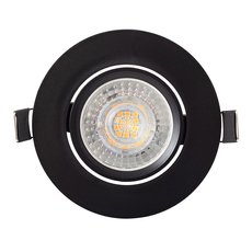 Точечный светильник с металлическими плафонами чёрного цвета DENKIRS DK3020-BK