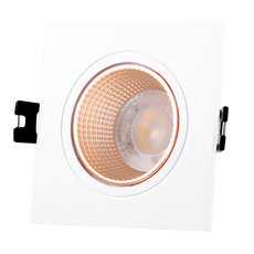 Точечный светильник с арматурой белого цвета, плафонами белого цвета DENKIRS DK3071-WBR