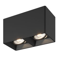 Точечный светильник с арматурой чёрного цвета, плафонами чёрного цвета DENKIRS DK3035-BK